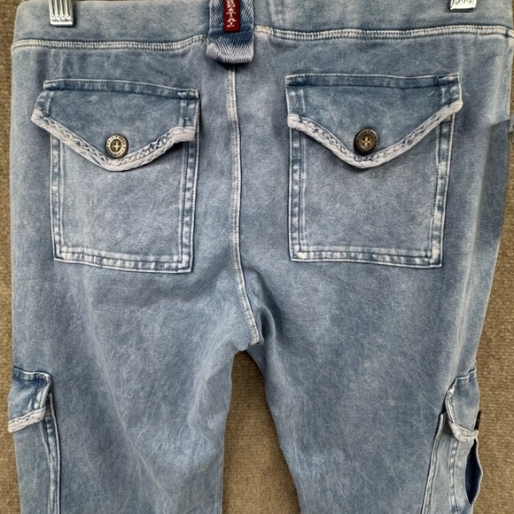 Hard Tail Forever 6 Pocket Cargo Bootleg Flare Pants size L - Picture 8 of 15